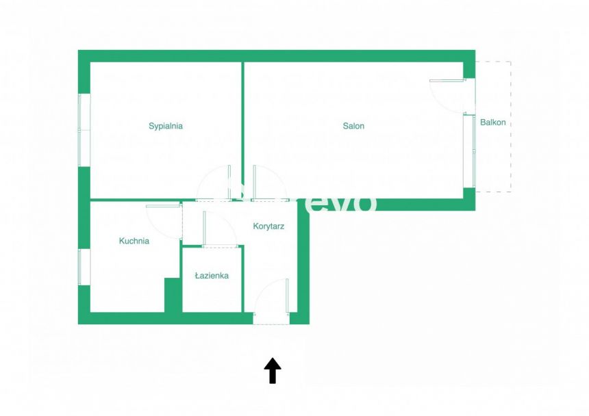 Gdynia Chylonia, 440 000 zł, 45.4 m2, 2 pokojowe miniaturka 12