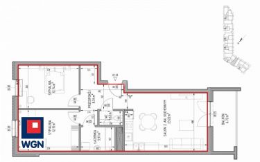 Lublin Felin, 577 065 zł, 62.05 m2, z loggią