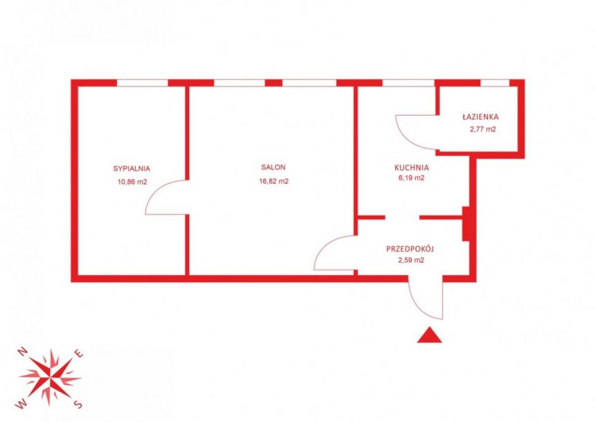 Gdańsk Wrzeszcz, 449 000 zł, 39.23 m2, 2 pokojowe miniaturka 15