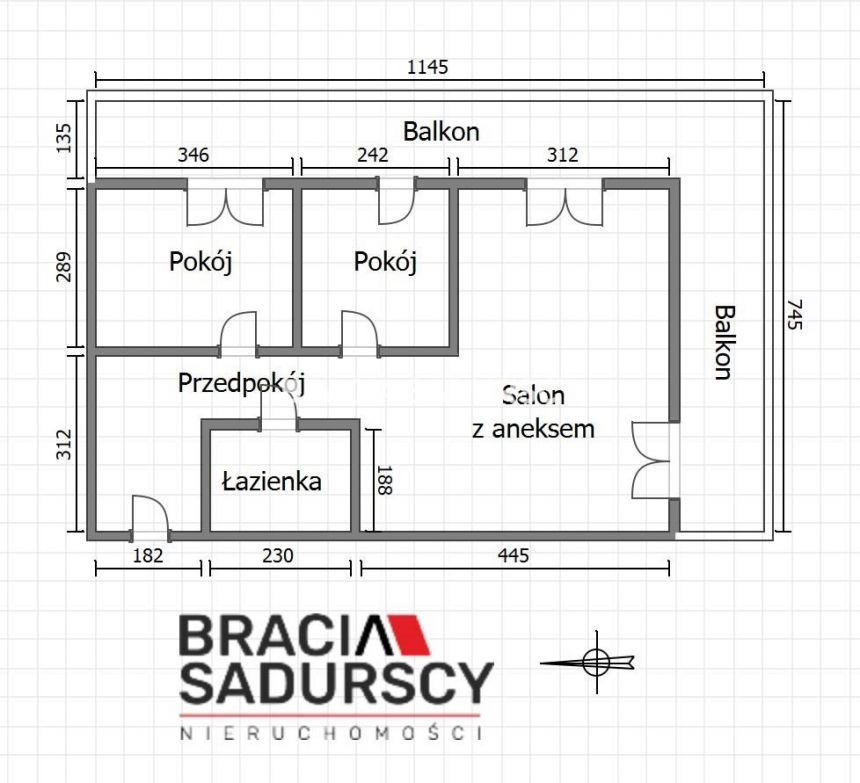 Bronowice 3 pok. Pierwszy Najem miniaturka 3