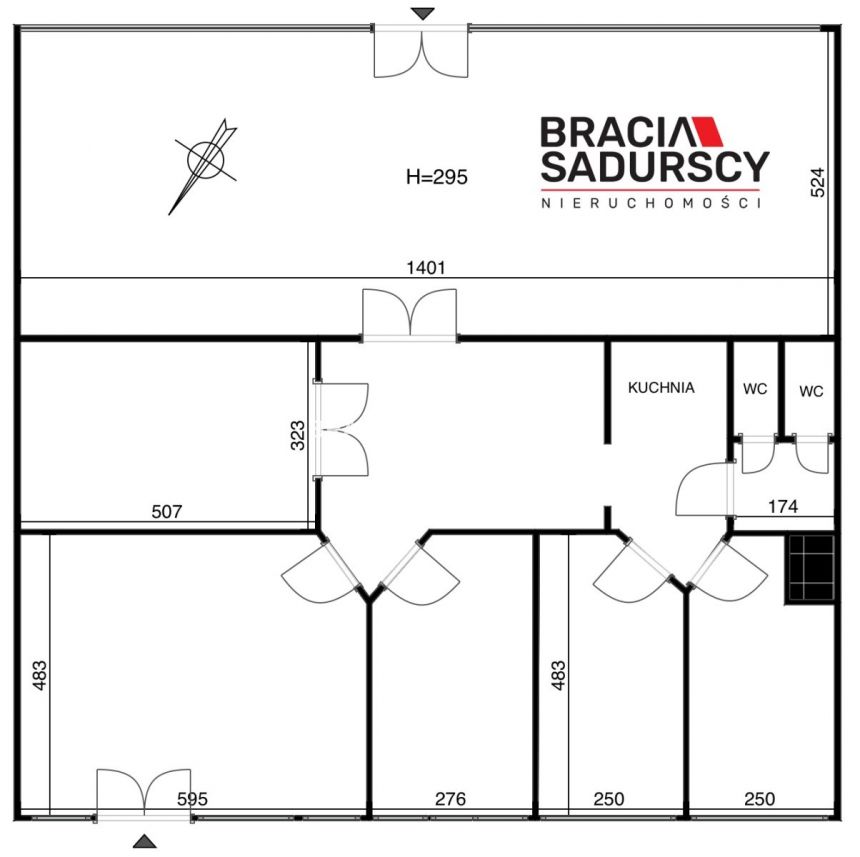 Nowy lokal 186 m² na parterze – Aleja Pokoju miniaturka 3