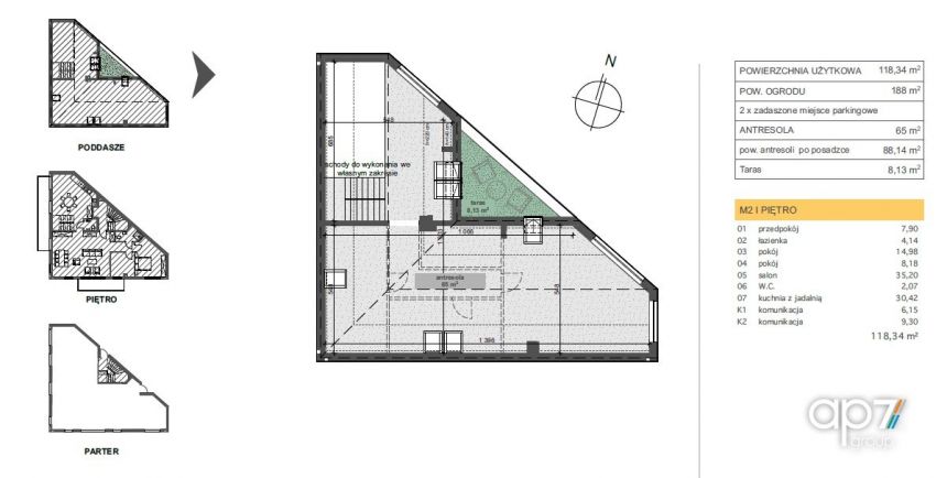 Przestronny apartament w inwestycji Villa Bermuda miniaturka 12