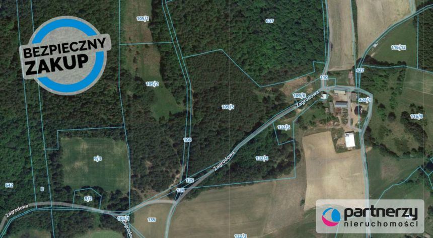 Strzebielino, 499 000 zł, 1.16 ha, przyłącze prądu - zdjęcie 1
