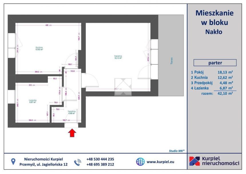 Mieszkanie bezczynszowe z tarasem i podwórkiem miniaturka 15