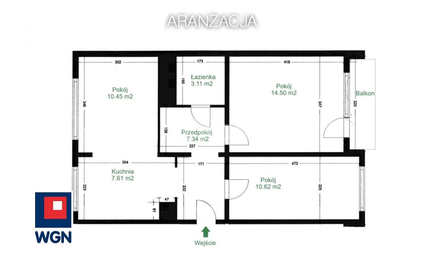 Sosnowiec Bór, 254 900 zł, 53.63 m2, do remontu miniaturka 10