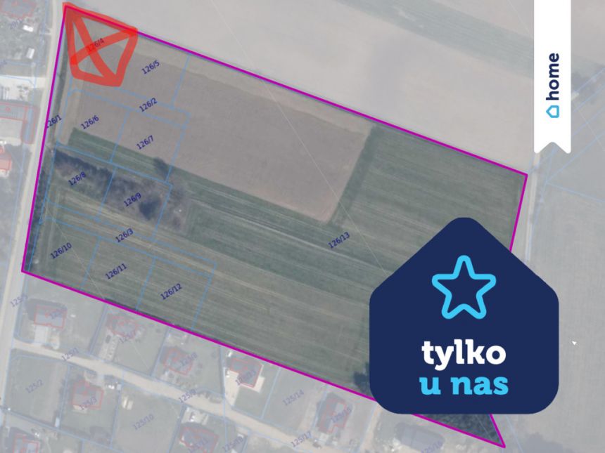 Działka pod zabudowę jednorodzinną miniaturka 1