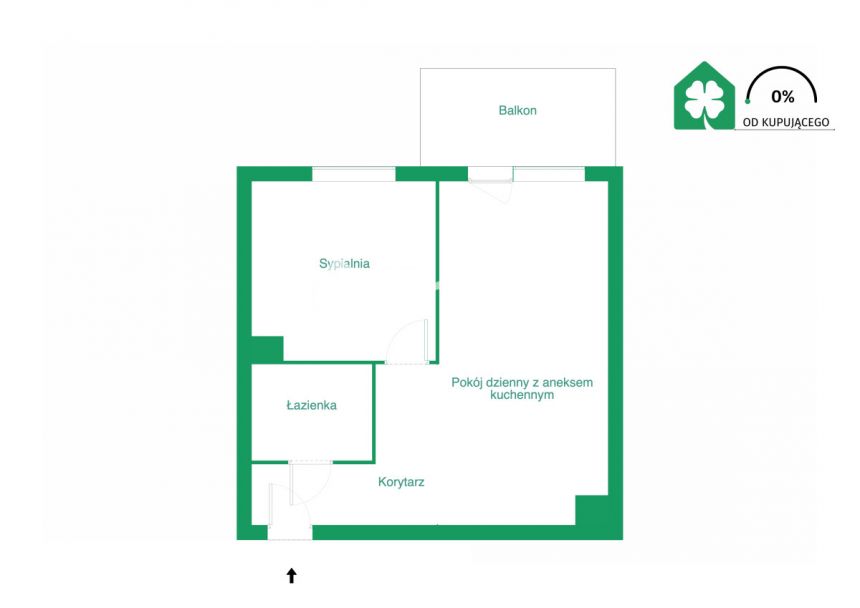 Gdańsk Śródmieście, 890 000 zł, 45 m2, pietro 3/17 miniaturka 15