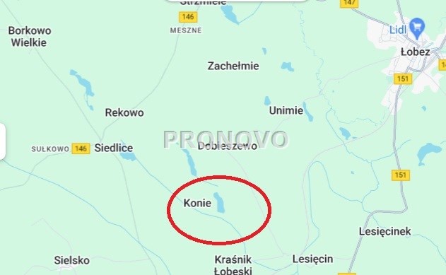 Działka budowlana przy jeziorach koło Łobza miniaturka 12