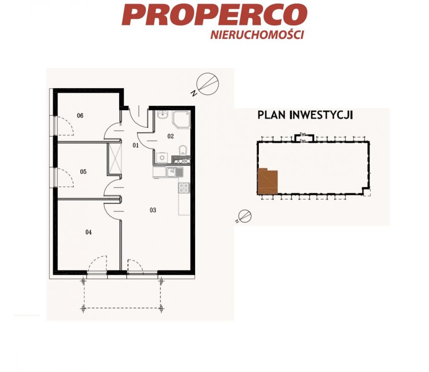 Nowe mieszkanie 4 pok, 49,30m2, Jędrzejów. miniaturka 7