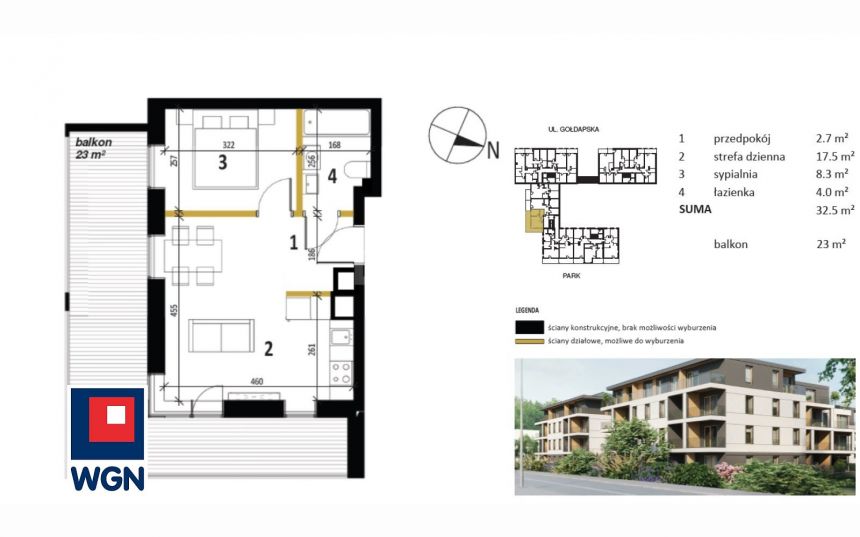 Olecko, 319 000 zł, 32.5 m2, parter, 4 miniaturka 4