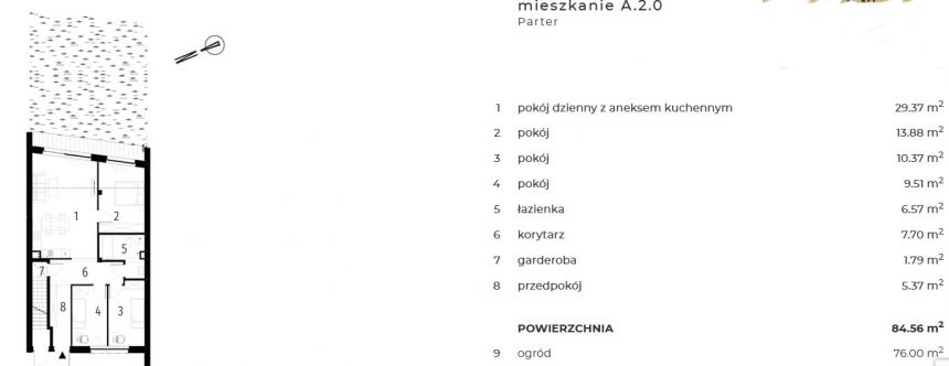 GOTOWE! 4pok.mieszkanie z ogrodem w zielonej okolicy/Krzyki/Ołtaszyn miniaturka 9