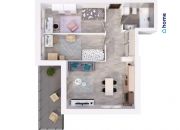 Nowoczesne mieszkanie 48 m² Osiedle Bella Dolina miniaturka 3