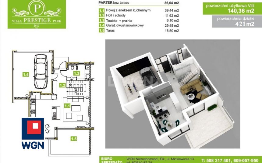 Ełk Zatorze, 895 000 zł, 140.36 m2, 4 pokoje miniaturka 10