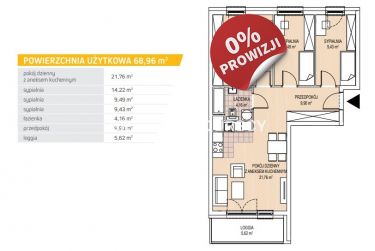 69m2 4 pok balkon gotowe-klucze Wola Duchacka