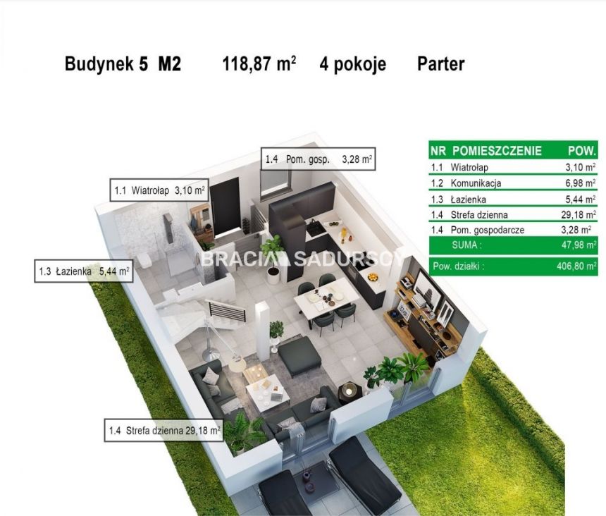 BALICE - NOWOCZESNE OSIEDLE  W ZIELONEJ OKOLICY miniaturka 47