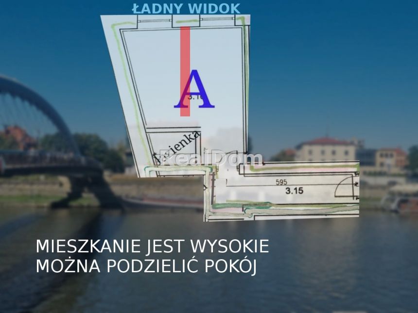 Kawalerka w stanie deweloperskim | Stare Podgórze miniaturka 5