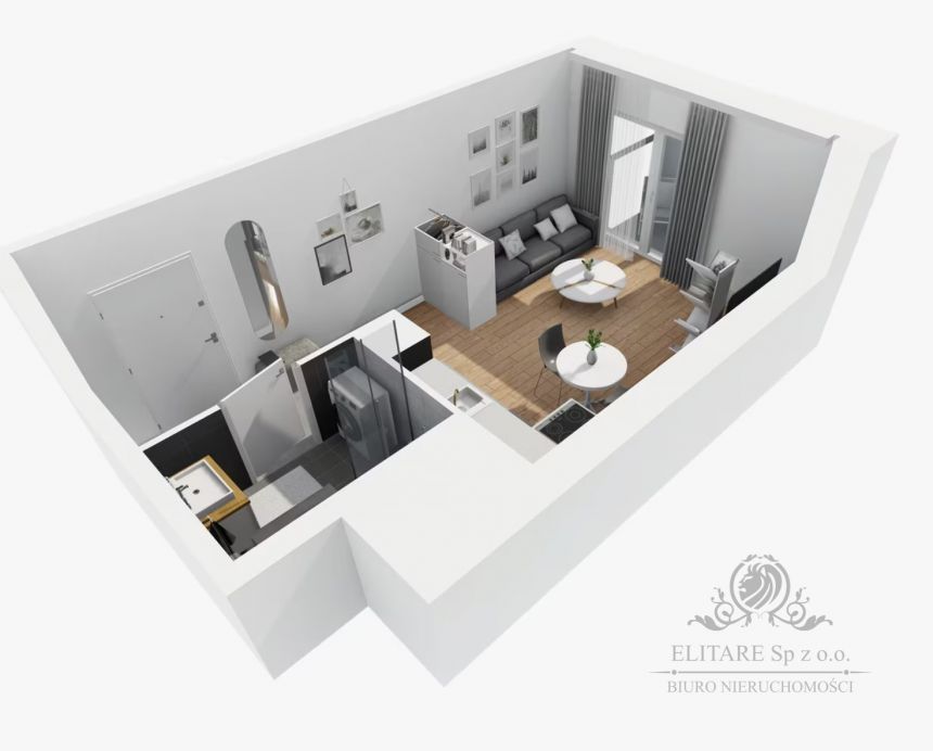 Mieszkanie 25,61m2 + balkon,1 pok. obok, nowe/ Dworca Główengo miniaturka 7