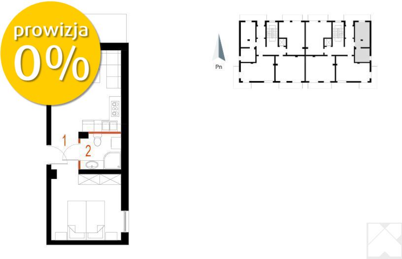 Małe mieszkanie z tarasem gotowe do zamieszkania miniaturka 8