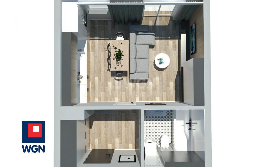 Ostrów Wielkopolski Wenecja, 275 060 zł, 32.36 m2, do wykończenia miniaturka 3