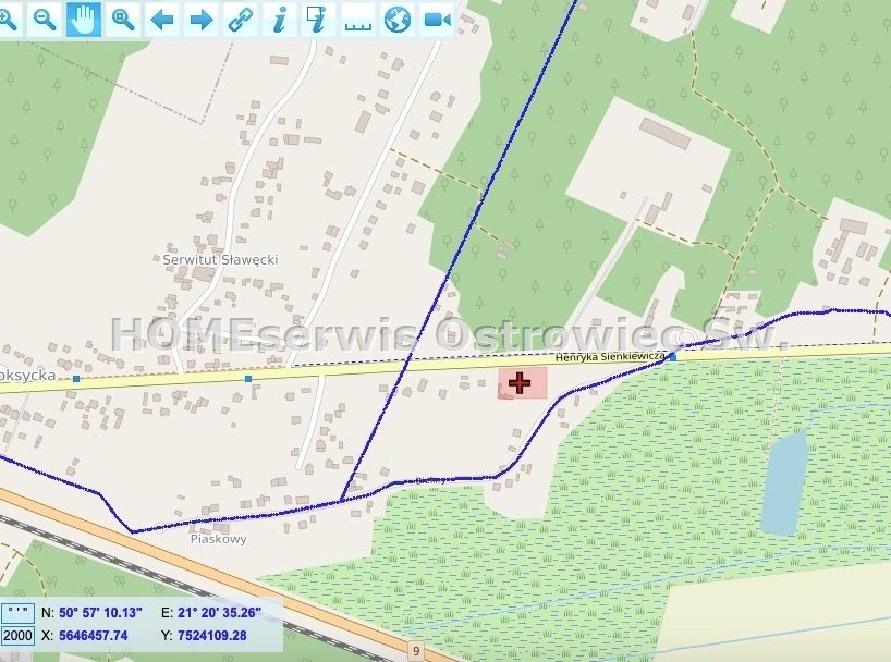 Działka 3013m2 przy wejździe do Ostrowca (stara 9) miniaturka 7