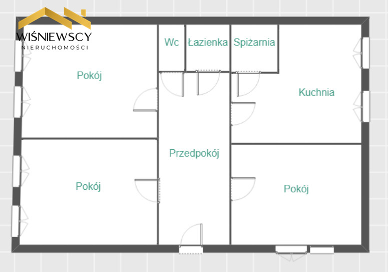 Mieszkanie 89,57 m2 Pasłęk, 3 pokoje miniaturka 13