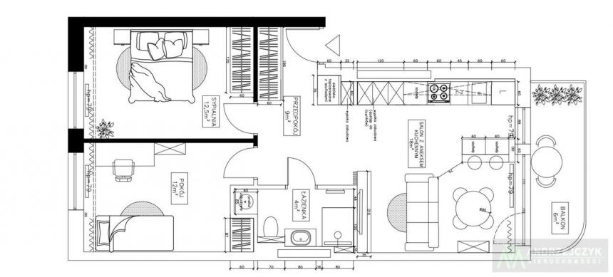 Atarakcyjny Umeblowany Apartament 3pok Po Remoncie miniaturka 9