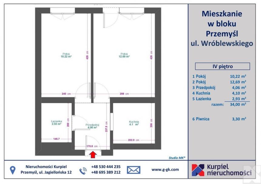 Funkcjonalne mieszkanie w bloku ul. Wróblewskiego miniaturka 10