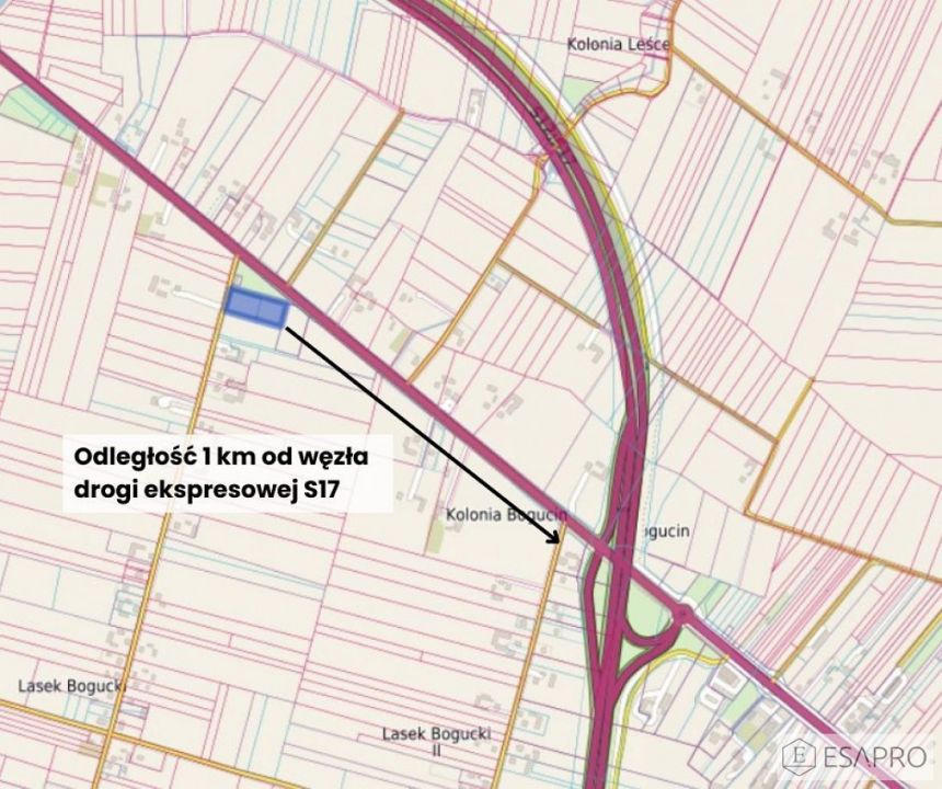 Bogucin, 1 642 415 zł, 69.89 ar, prostokątna miniaturka 10