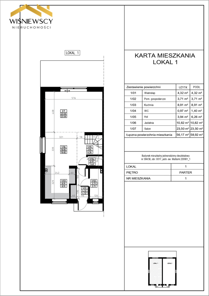 Bliźniak Malbork 110 m2, dz. 562 m2, deweloperski miniaturka 3