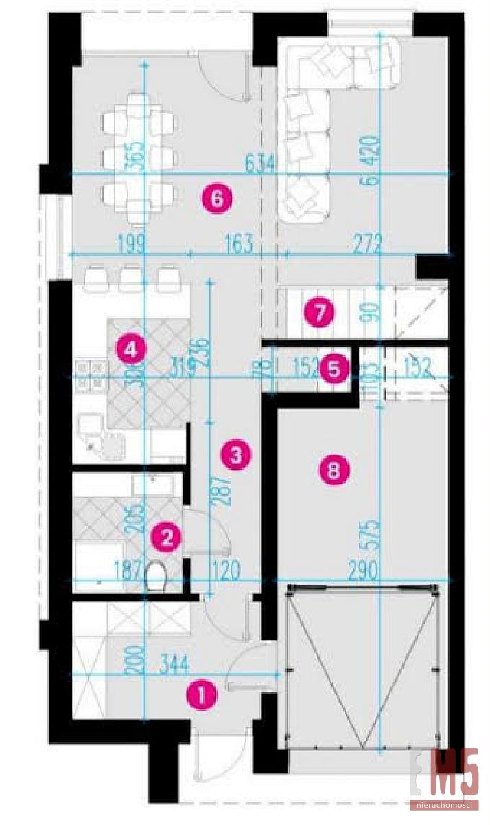 Grabówka, 720 000 zł, 136.44 m2, bliźniak miniaturka 5