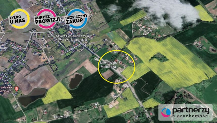 Nowa Wieś Malborska, 179 000 zł, 14.37 ar, inwestycyjna miniaturka 2