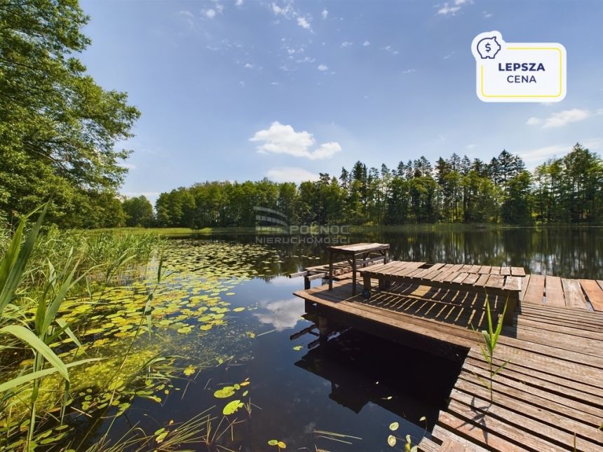 Dom z bala na działce (1,2 HA) z linią brzegową - zdjęcie 1