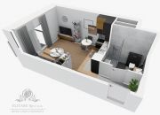 Mieszkanie 25,61m2 + balkon,1 pok. obok, nowe/ Dworca Główengo miniaturka 9