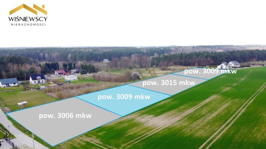Działka budowlana w Zajezierzu, pow. 3009 mkw - zdjęcie 1