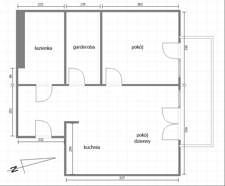 Komfortowe mieszkanie Kraków Prokocim Nowy miniaturka 3
