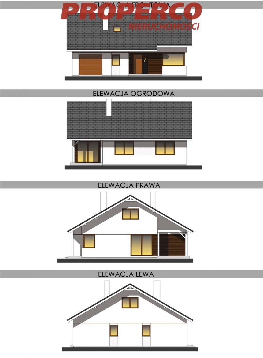 Dom 4 pok., 143,65 m2, Lisów, gm. Morawica miniaturka 3