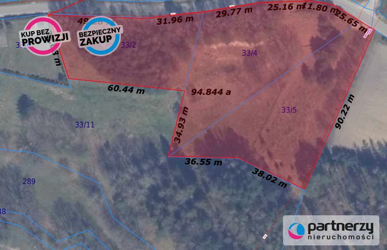 Rąb Kłosowo, 1 099 000 zł, 99.59 ar, budowlana - zdjęcie 1