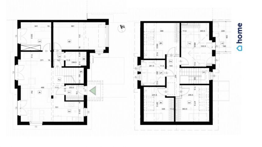 Skrajna szeregówka/6 pokoi/147,95m2/ działka 360m2 miniaturka 8