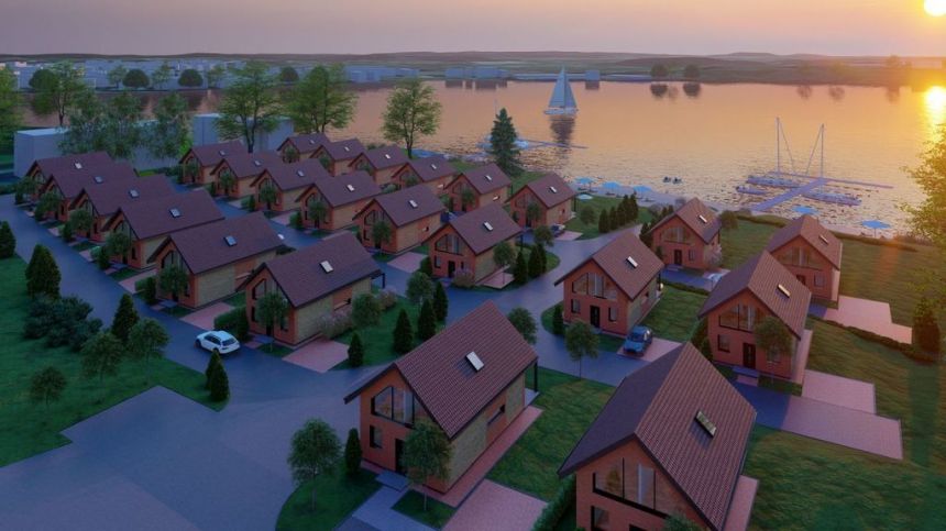 24 Domy pod klucz RYN nad jeziorem, własna marina miniaturka 3