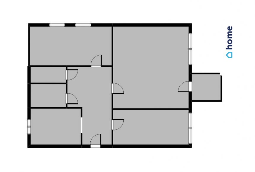3 pokoje - do adaptacji - 63,7m2 miniaturka 2