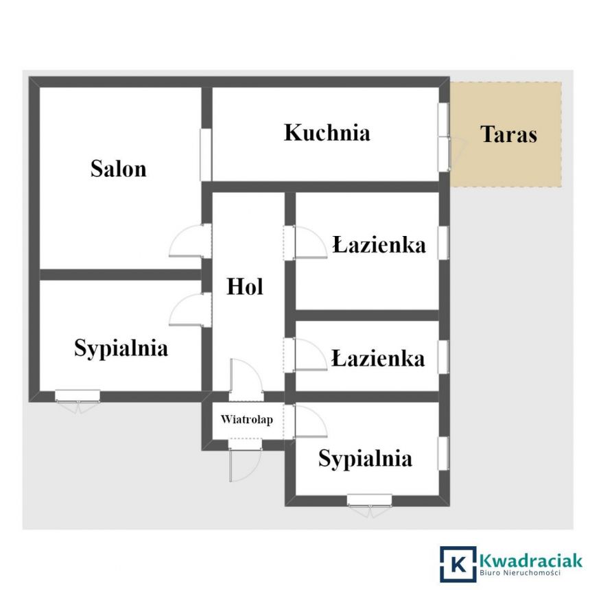 Zagórz, 399 000 zł, 81 m2, 3 pokojowe miniaturka 22