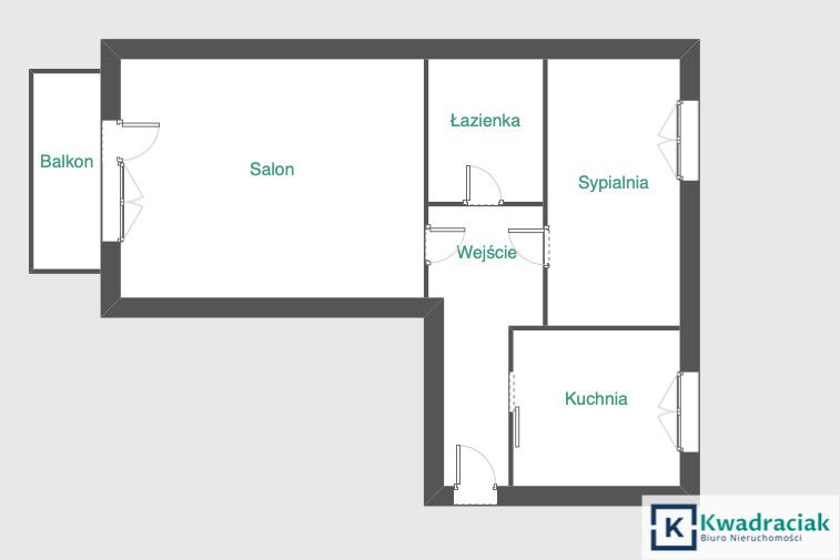 Jasło, 275 000 zł, 43 m2, z balkonem miniaturka 15