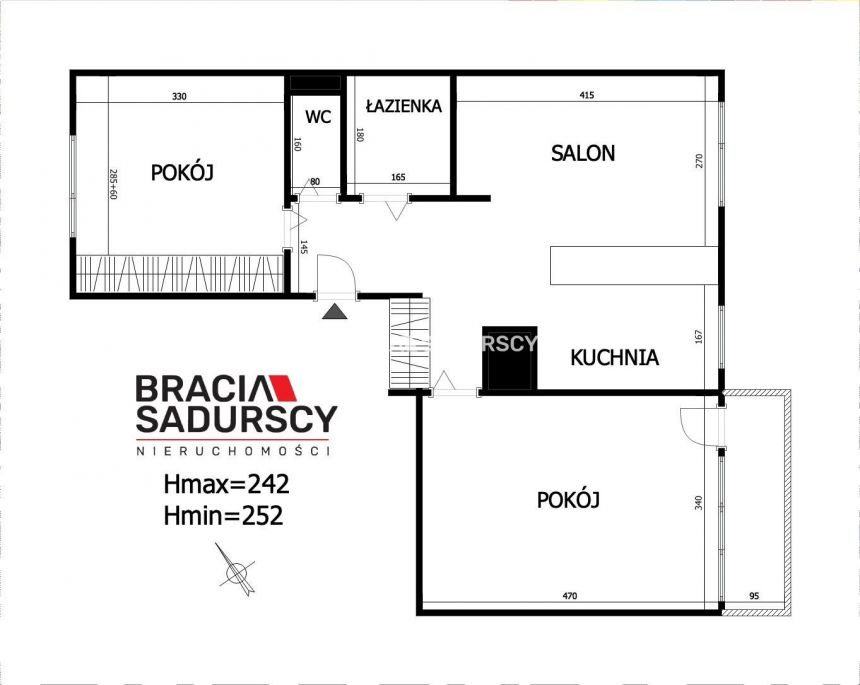 3-POK MIESZKANIE OK. 56,1 M2 WOLA DUCHACKA/ PIASKI miniaturka 3