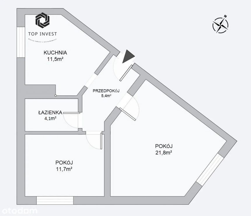 Białystok Centrum, 540 000 zł, 54.7 m2, z miejscem parkingowym miniaturka 11