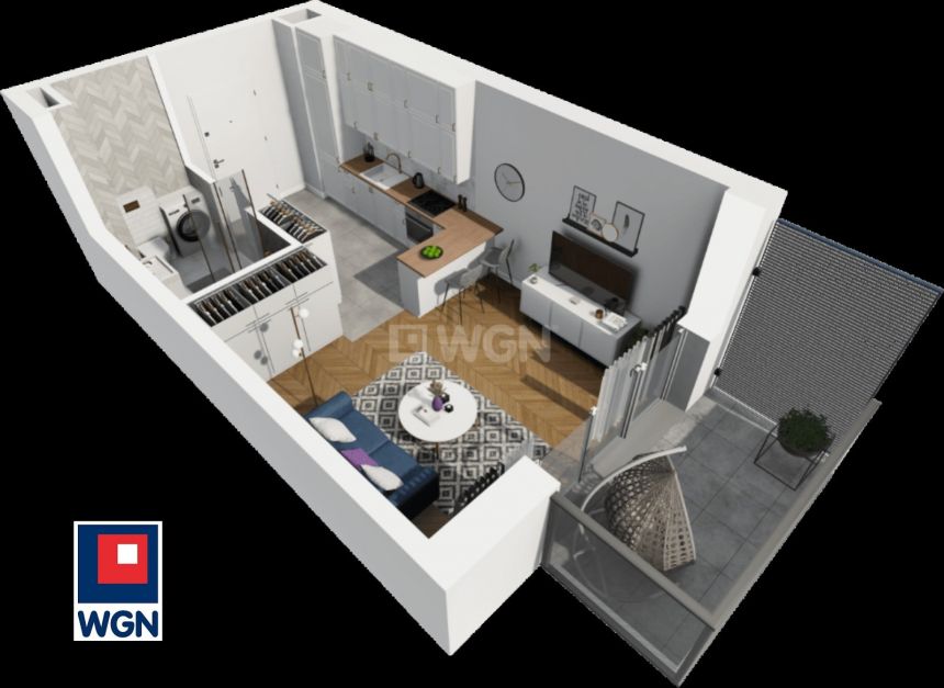 Gdańsk Śródmieście, 367 920 zł, 26.18 m2, do wykończenia miniaturka 7