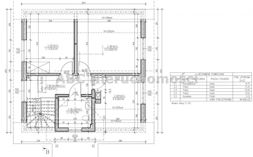 Wysoka, 650 000 zł, 105 m2, do wykończenia miniaturka 13