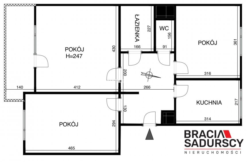 3-pok na Ruczaju/remont generalny/balkon/zielen miniaturka 19