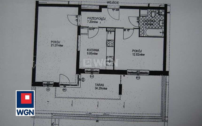 Kołobrzeg Osiedle Bajkowe, 585 000 zł, 55.42 m2, kuchnia z oknem miniaturka 3