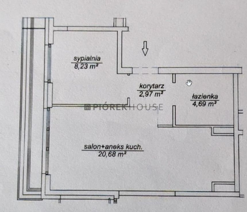 2 pokojowe mieszkanie  ul. Sokratesa Bielany miniaturka 9