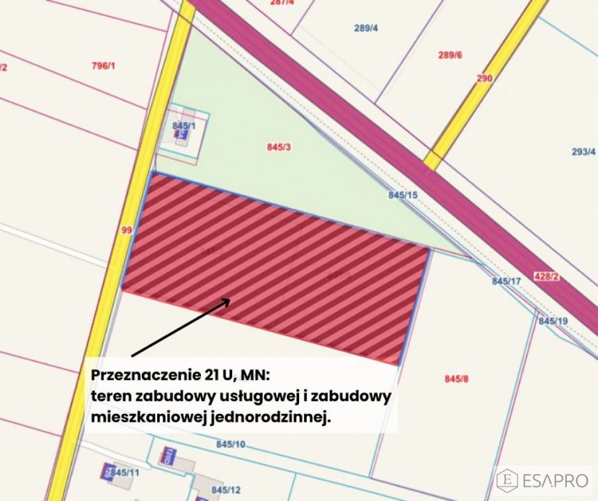 Bogucin, 1 642 415 zł, 69.89 ar, prostokątna miniaturka 9